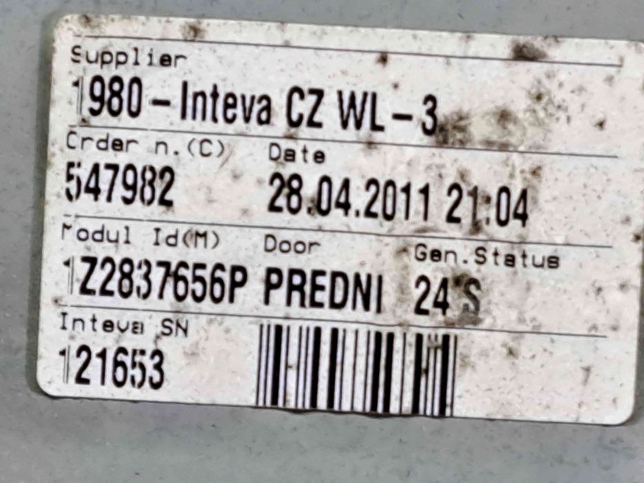 Macara electrica geam dreapta fata Skoda Octavia 2 Combi (1Z5) [Fabr 2