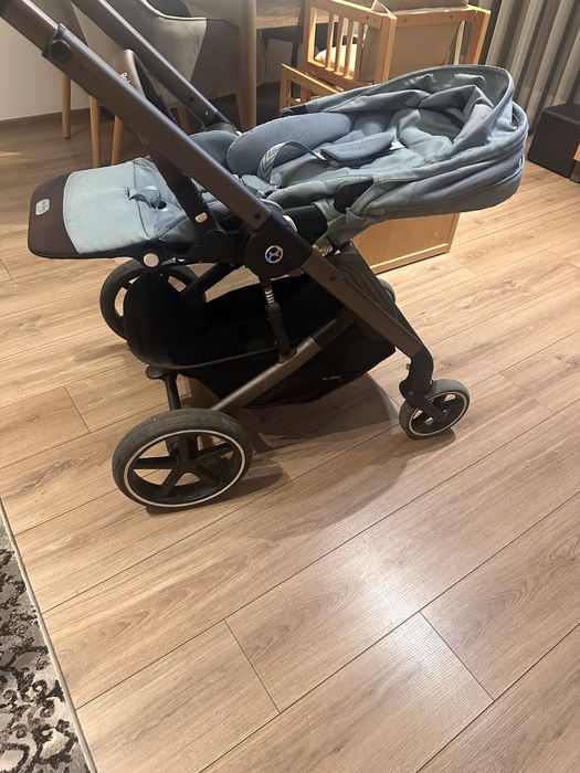 Cybex balios s lux + Cybex cloud q + адаптери + cybex зимен чувал