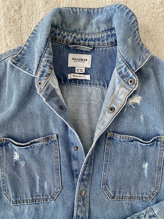 Pull Bear S мъжка дънкова риза