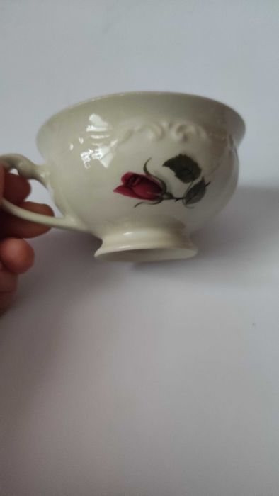 5 бр.красиви порцеланови чашки за чай/дълго кафе-полски