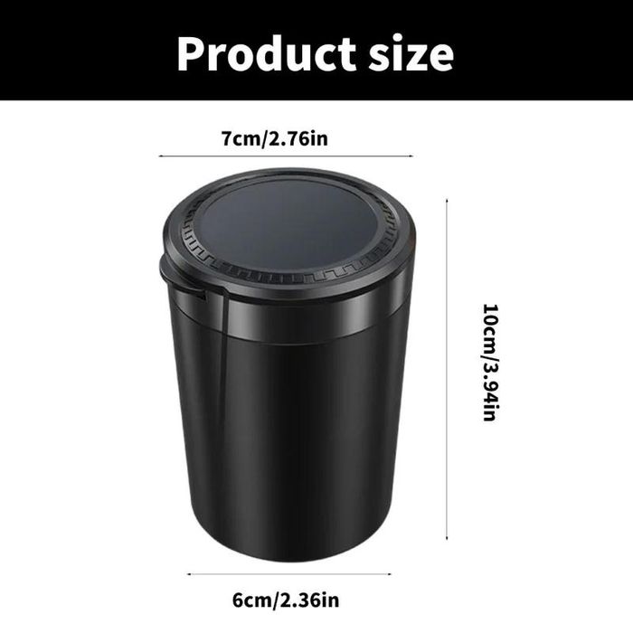 Пепелник за кола с LED лампа А5055