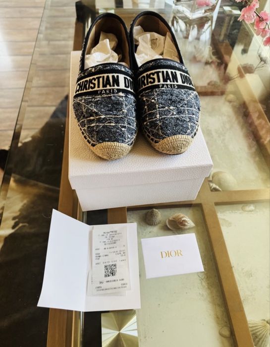 DIOR Оригинални Еспадрили, купени за 1329лв, продават се за 629лв,Нови