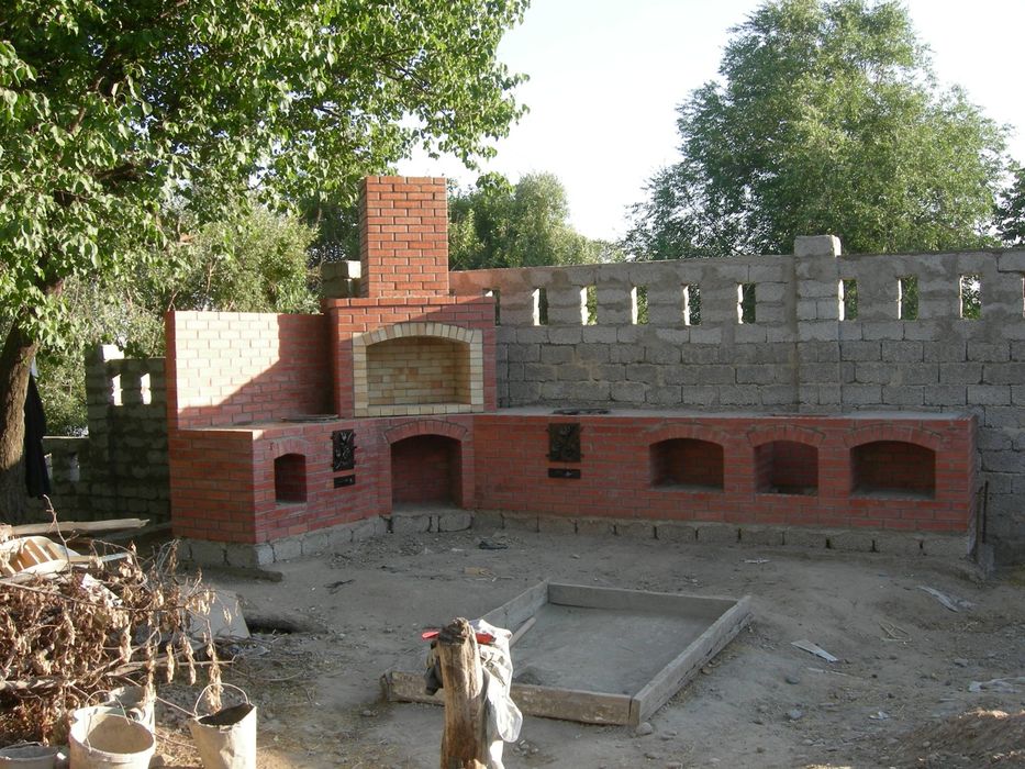 БАРБЕКЮ Летняя кухни. Очаг. Камин. ПОСТРОИМ.