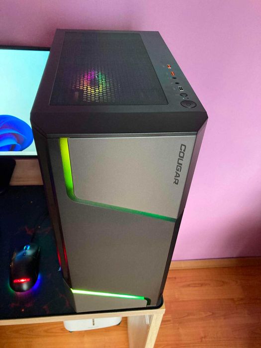 Геймърски компютър AMD 6x3,5 GHz NVIDIA GTX 660, 16GB RAM, SSD, HDD, Winows 11