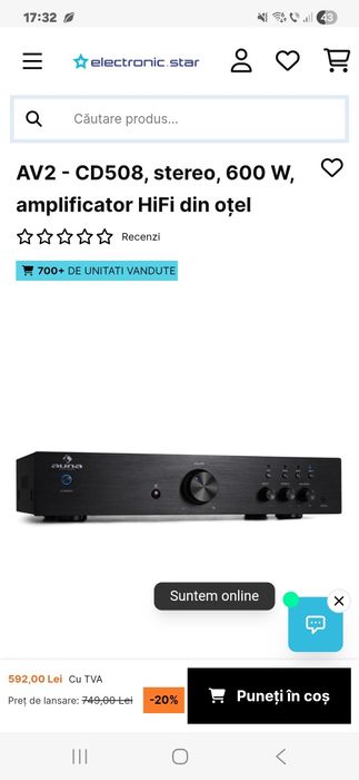 Vand  amplificator  AUNA