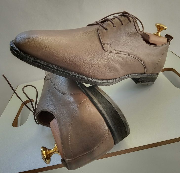 Pantofi plain toe premium Minelli Paris 40 piele naturala