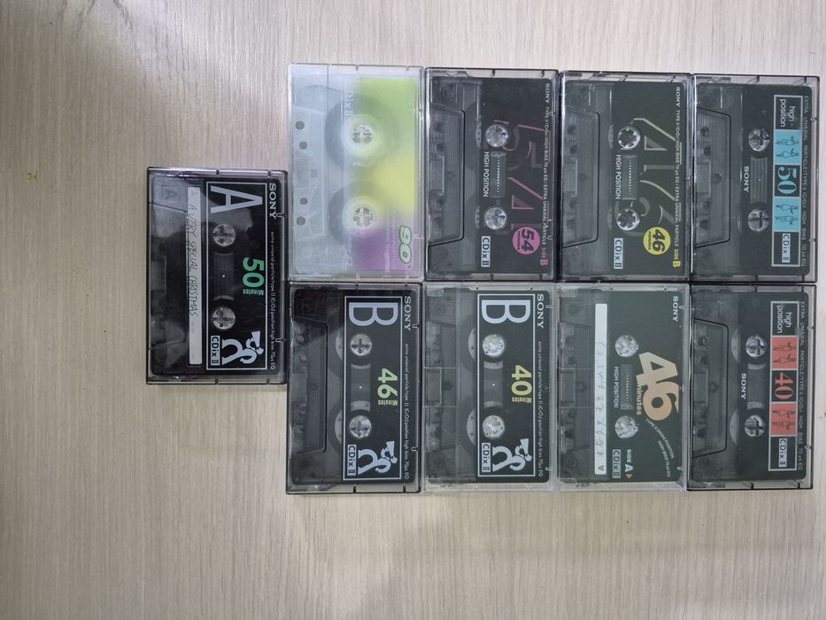 Аудиокассеты б/у SONY