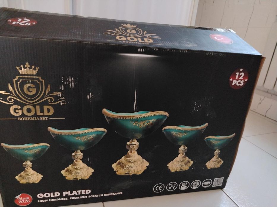 Gold plated Bagama 12PCS