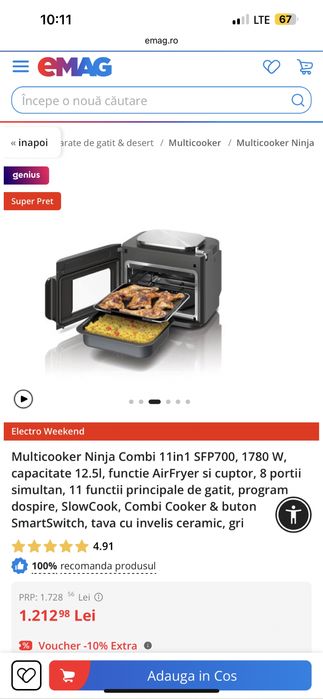 Multicooker Ninja Combi 11in1