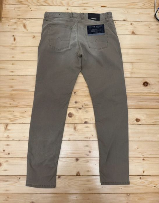 Blugi , Alberto, marimea 35/32, 31/32,  Kaki.