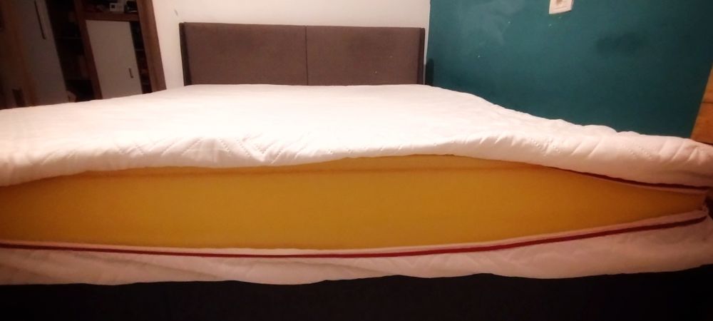 Pat matrimonial înălțime joasa 210x165x28