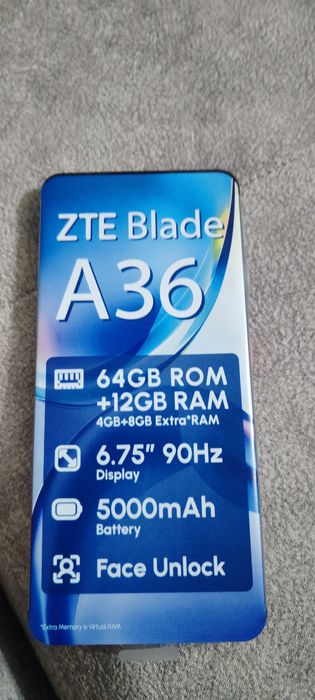 Смартфон ZTE A36 новый!