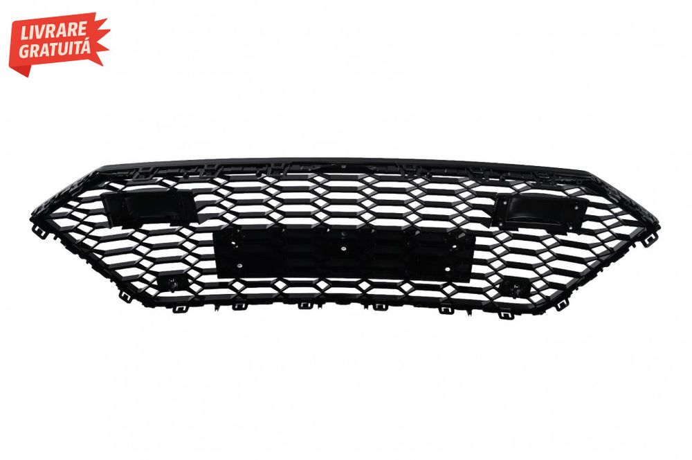 Grila Centrala Audi A7 4K (2018-) RS7 Design Negru Lucios