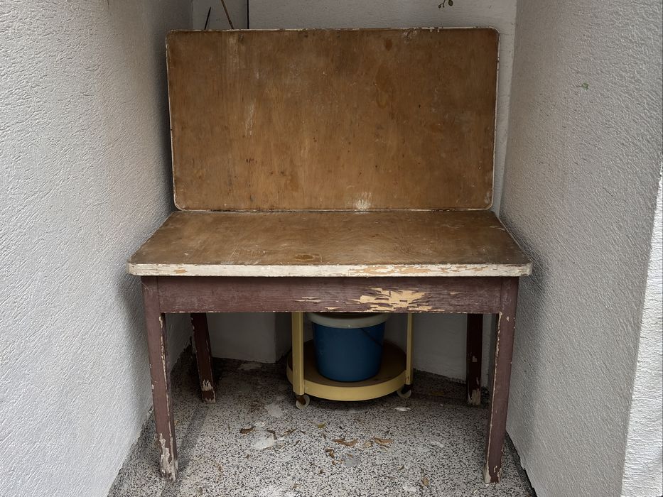 подарявам дървена разтегателна кухненска маса 110/60 (120) / h75