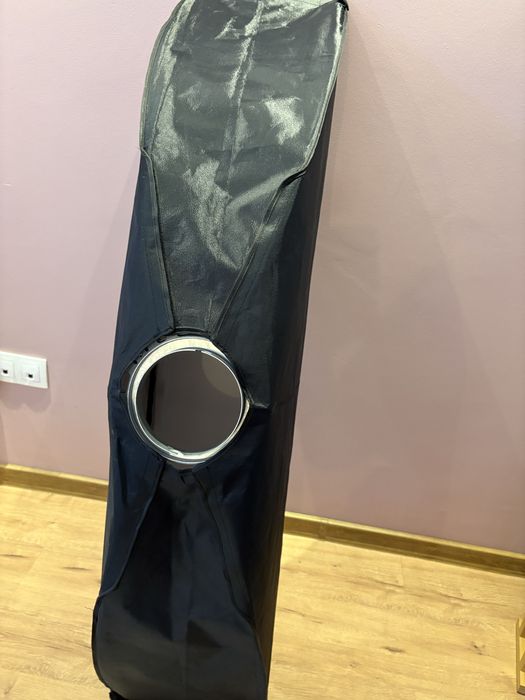 Softbox cu grid 130cm x 30cm