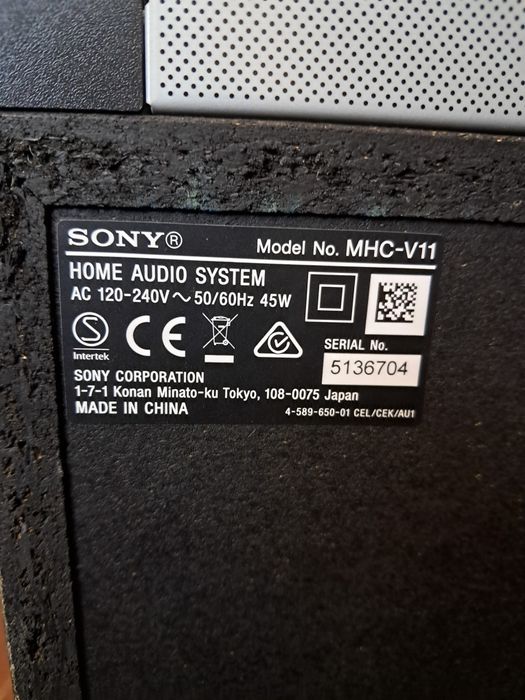 Sistem audio Sony MHC-V11 High Power cu Bluetooth