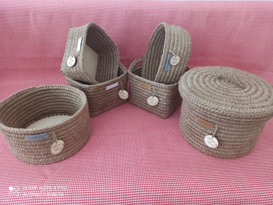 Корзины из джута