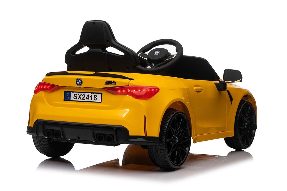 Masinuta electrica pentru copii, Bmw M4 90W 12V 7Ah PREMIUM Yellow