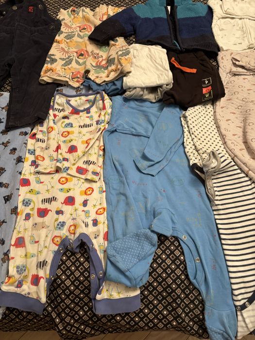 Мешок детских вещей до размера 80