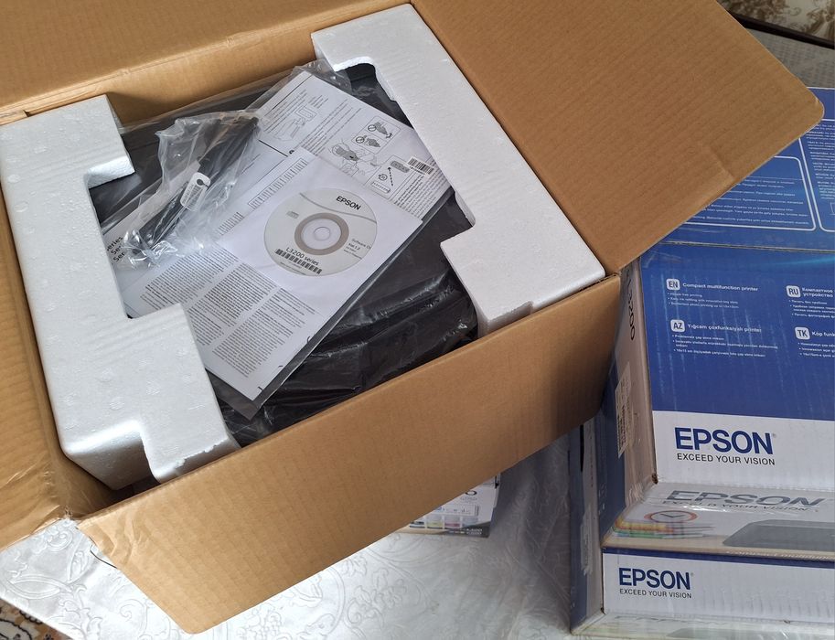 Принтер Epson L3200, цветной 3в1