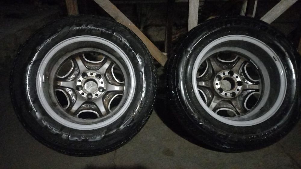 Мерседестің балоны дискасымен, 205/65/15