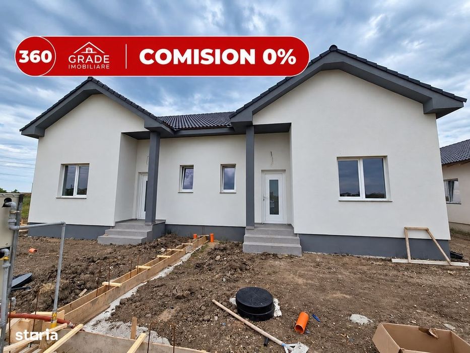 Duplex modern cu pod mansardabil - 75mp/utili Comision 0