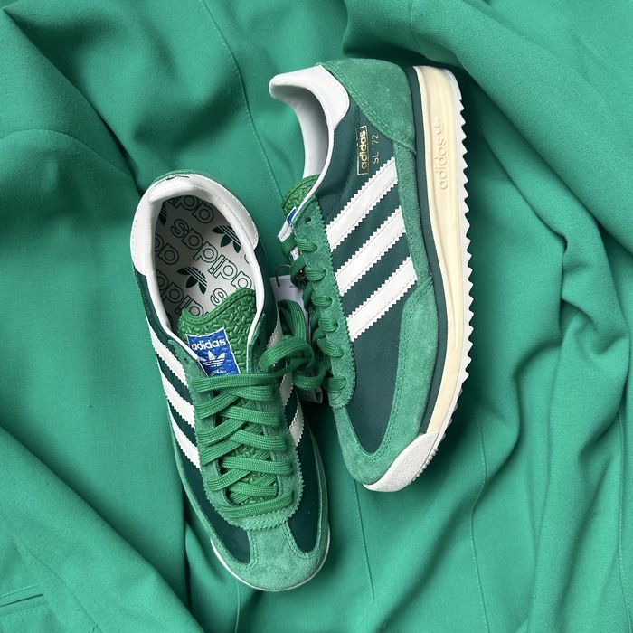 Pantofi Sport Adidas SL 72 RS Green Core White Verde Alb 100% original