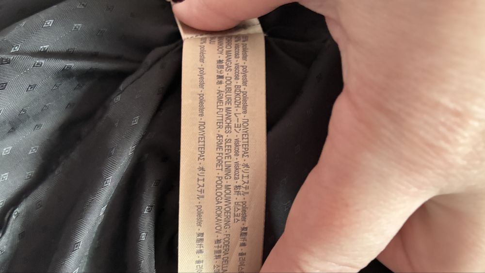 Geaca de piele Massimo Dutti