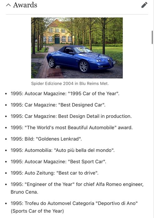 Alfa Romeo GTV Spider/Pininfarina/Phase 2, 2001/2.0 TwinSpark 155cp/Pret pentru schimburi 7500€