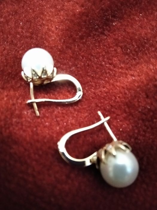 Сережки золотистые