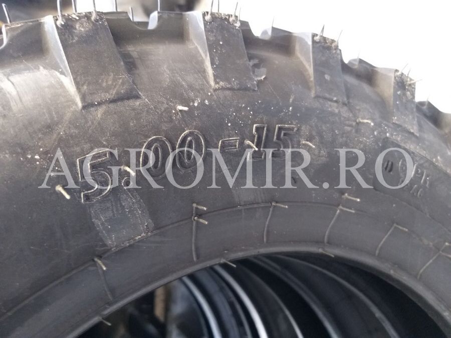 Cauciucuri noi 5.00-15 BKT directie tractor sau semanatoare R15