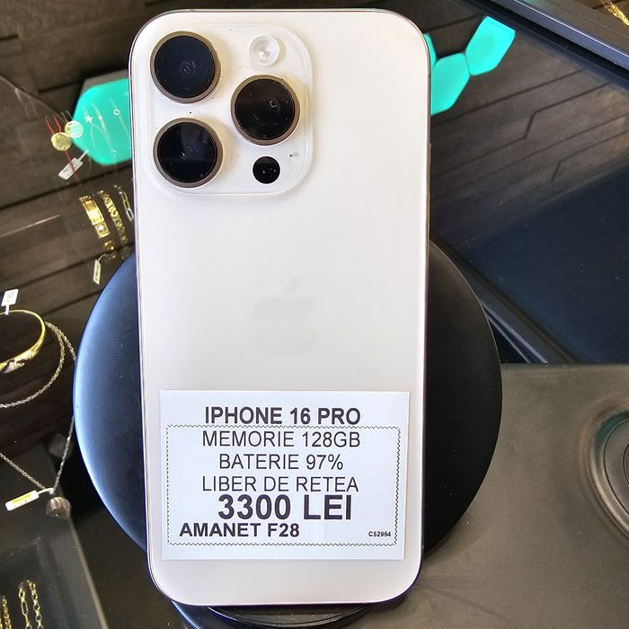 Amanet F28: Iphone 16 Pro (P)