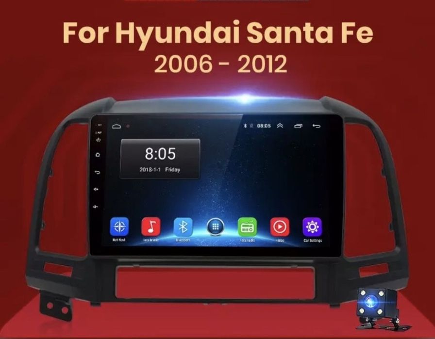Мултимедия Hyundai santa fe android хюндай санта фе АНДРОИД навигация