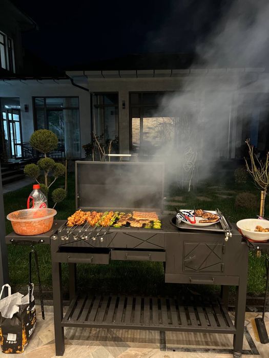 Мангал-очаг-гриль PRO-021,качественный,кура,учаг,шашлычница