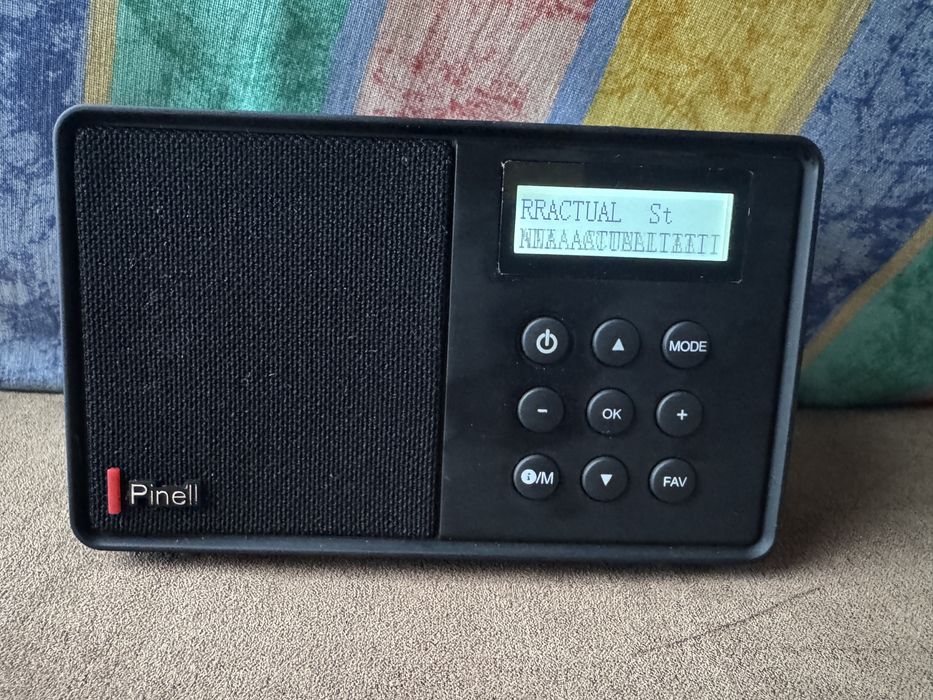 Radio Pinell Supersound Micro, portabil, negru, 170g,