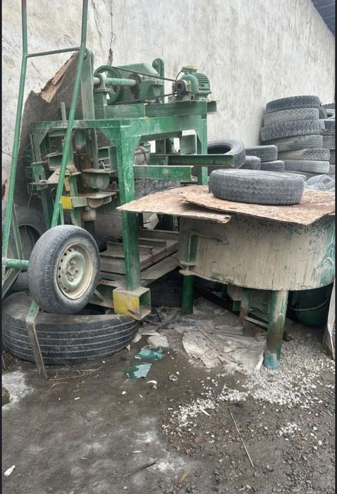 Пескоблочный станок