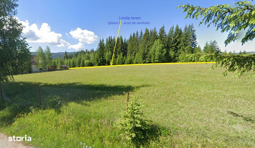 Neagra Sarului - Saru Dornei, Teren S = 6450 mp; 13 km de Vatra Dornei