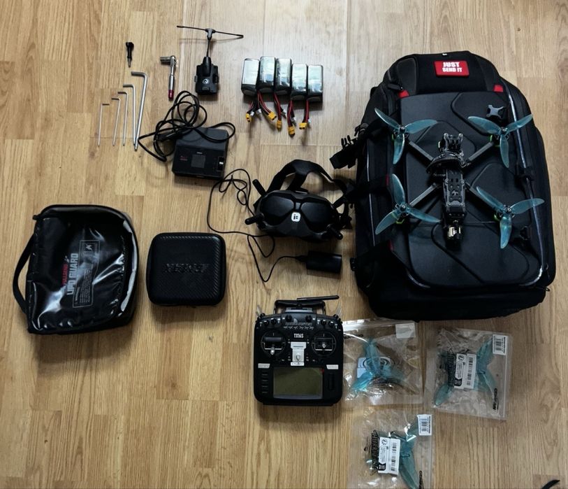 IFlight nazgul Evoque 6s F5X hd, Dji VR v2, Radiomaster TX16S, Smart charger ISDT