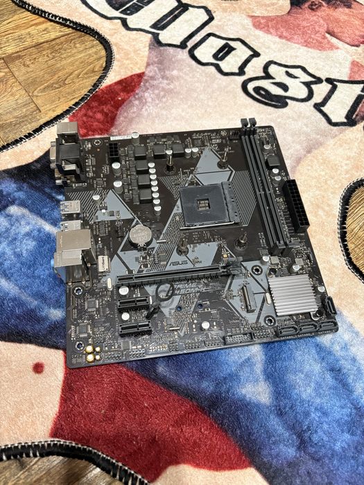 Материнская плата ASUS prime b450m-k