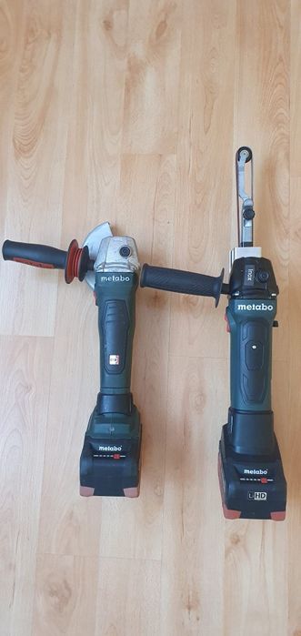 Metabo polizor și șlefuitor cu banda 18V-5,,5Ah