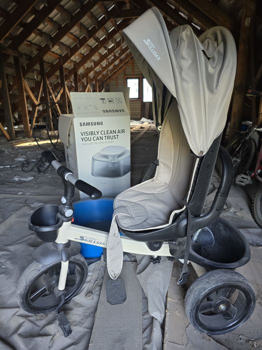 Детский велосипед с накидкой