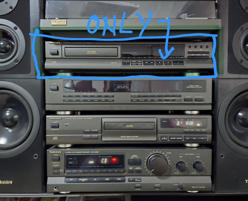 CD player SL-PG340A fara telecomanda