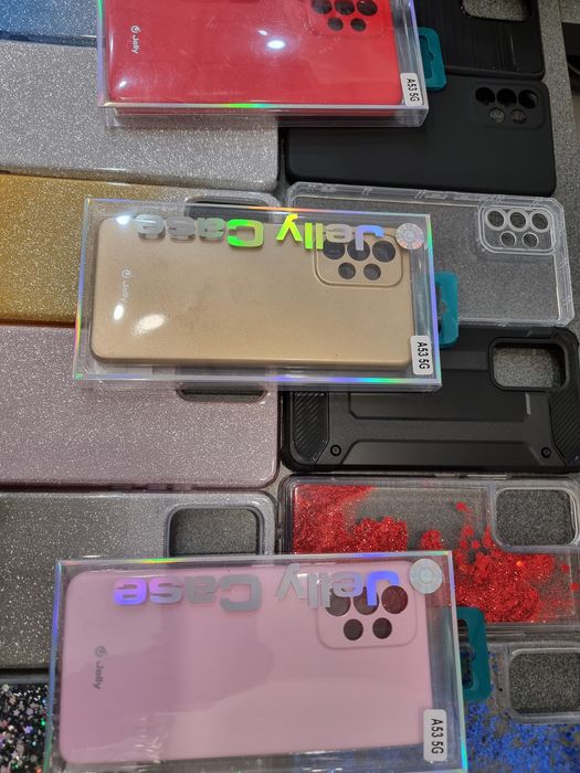 Galaxy A53 5G различни видове гърбове