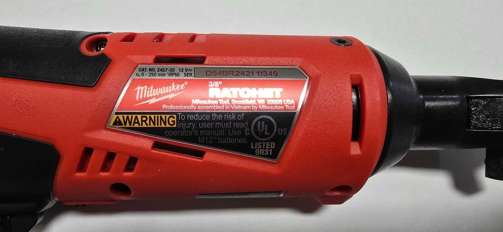 Antrenor cu clichet Milwaukee, 12V, M12IR-201B 3/8 , 2457-20