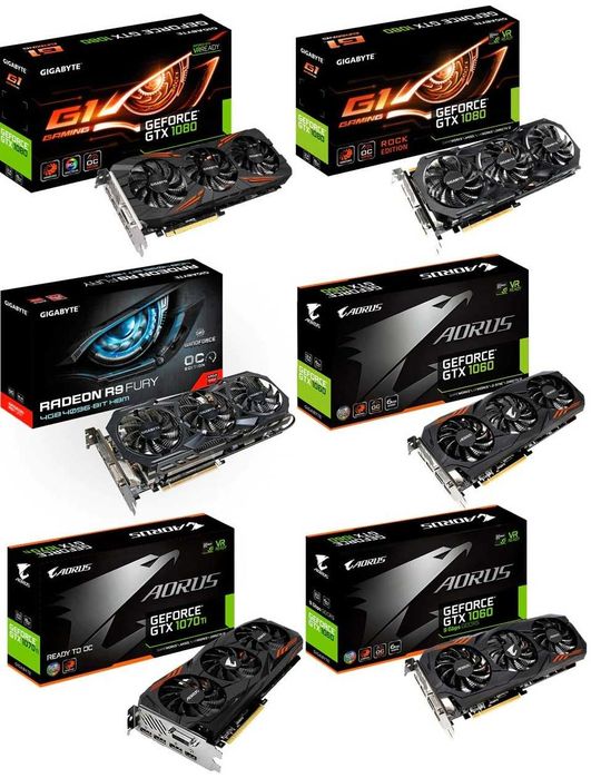 Вентилатор за видео карта GIGABYTE AORUS T128010SU GTX 1080 1070 Ti G1