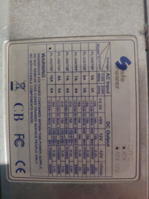 Блок питания 450w