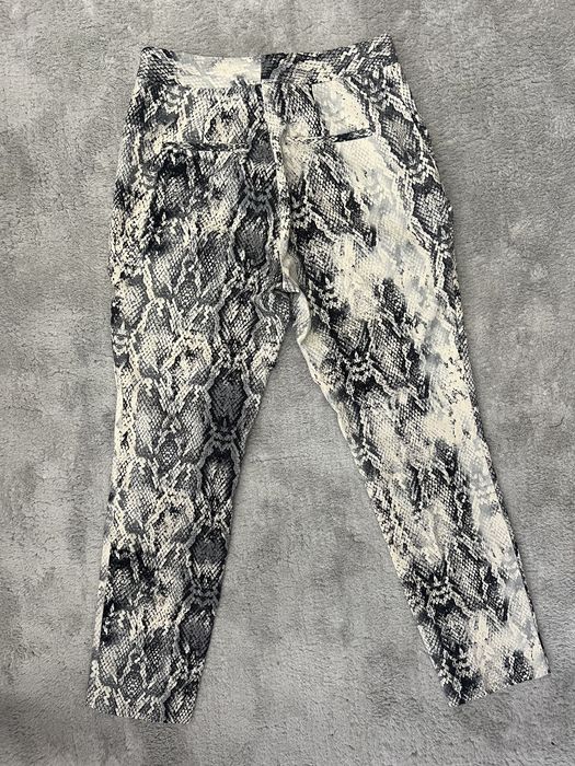 Pantaloni stofa Snake Print Zara