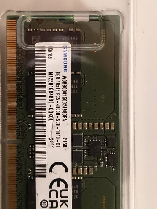 Vând kit Samsung DDR5 So-dimm 2x8Gb 4800B