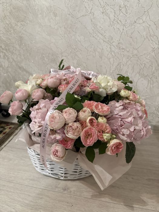 Корзина цветы сатылады