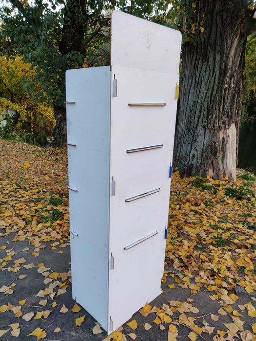 Raft stander etajera - asamblare ca lego